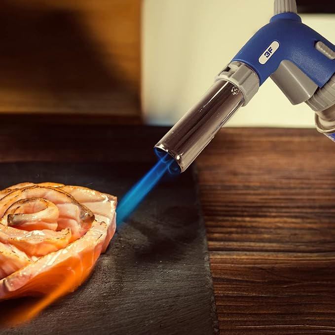 3F Culinary Professional Torch Cooking Torch Baking Searing Campfires Charcoal Grills Camping Butane Fuel.