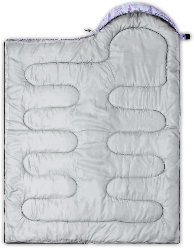 HOSIMA Dear Hunting Pattern Cold Weather Sleeping Bags for Kids Adults,Black Light Weight Waterproof Sleeping Bags for Outdoors Hiking.
