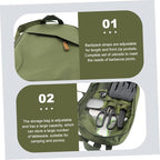 Outdoor Camping Cutlery Kit Portable Camping Tableware Set Bag Sturdy and Tools for Hiking