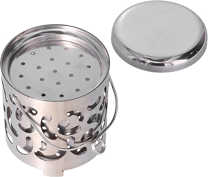 Stainless Steel Mini Tent Heater - Outdoor Heating Cover for Backpacking, Hiking, and Barbecue