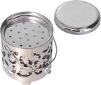 Stainless Steel Mini Tent Heater - Outdoor Heating Cover for Backpacking, Hiking, and Barbecue