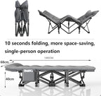Folding Camping Cot,Camping Cot for Adults, Portable Folding Cot for Sleeping Lightweight Tent Cot with Storage Backpack Supports 160kg(Multi Color)