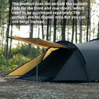 Hot Tent with Stove Jack – 4 Season Waterproof & Windproof Shelter for 1–4 People, Lightweight for Camping, Hiking, Hunting & Fishing