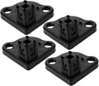 Gatuida 8pcs Camping Tent Foot Bracket Kit Easy Install Awning Bracket for Rv Awnings and Folding Umbrellas Material Design for Weather Use