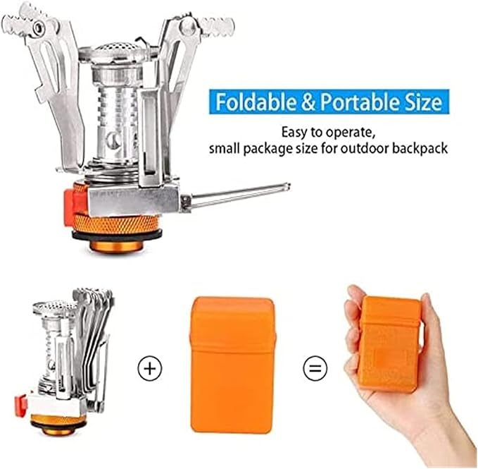 Outdoor Picnic Tableware Set, Portable Hard Aluminium Cooking Utensils for Camping, Hiking, Mountaineering, Picnic and Other Outdoor Activities, Easy to Clean with Cleaning Tools