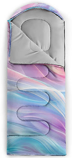 Kids Sleeping Bag for Boys Girls,Western Cowboy Print-Lightweight Warm Portable Outdoor Indoor-Waterproof Cold Weather Resistant Sleeping Bag for Camping Hiking