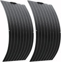 800 Watt Flexible Solar Panel for RV, 2 × 400 Watt 12 Volt Solar Power Panel Kit Photovoltaic Module Monocrystalline Solar Panels for Camping Off Grid Car Battery Charging Boat