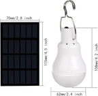 Solar Powered Lamp Remote Control Portable Led Bulb Lights Solar Energy Panel Led Lighting for Camp Tent Night Fishing Emergency Lights Flash 350LM(Pack of 1+Remote Control)