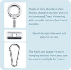 Pack of 5 Awning Rail Stoppers, 6mm 304 Stainless Steel, for Caravans, Motorhomes, Campervans, Camping Tents and Awnings, Essential Outdoor Equipment Accessory [CV21]