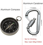Outdoor Survival Kit 7 in 1,Mini Emergency Survival Gear Small Camping Equipment Pocket Tool Gadgets Stocking Stuffers Ideal for Boys Kids Hiking