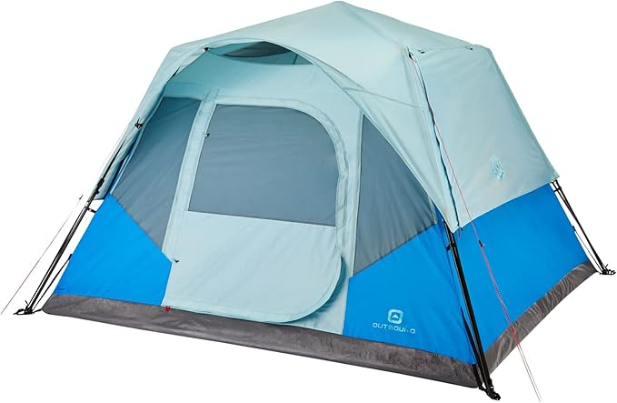 Outbound Instant Pop up Tent for Camping with Carry Bag and Rainfly | Water Resistant | 3 Season | Dome & Cabin Tents, 5, 6, 8, and 10-Person