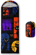 Kids Sleeping Bag for Boys Girls,Western Cowboy Print-Lightweight Warm Portable Outdoor Indoor-Waterproof Cold Weather Resistant Sleeping Bag for Camping Hiking