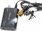 5W Waist Hanging LED HeadLight with Plastic Clip for Magnifier (Black)