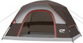 Tents for Camping 4 Person Tent Waterproof Windproof Double Layer Camping Tent, Easy Setup Dome Tent with Large Mesh Windows & Wider Door for Outdoor Camping & Hiking