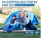 Kingfun 3 Inch CertiPUR-US Memory Foam Camping Mattress, Waterproof Roll up Sleeping Pad, Thick Floor Sleeping Mats for Tent with Removable Travel Bag