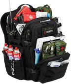 Bug Out Bag Survival Kits HUMPTI Centinela, 72 Hour Survival Kit Military Grade for Emergency, Kit de Supervivencia, Go Bag Emergency Backpack, Solar Radio, Camping Gas for Cook, Mochila 72 Horas