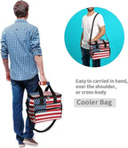 AUUXVA Cooler Bag Large Camping Cooler Tote Lunch Cooler Bag Leakproof Insulated Waterproof Lunch Box