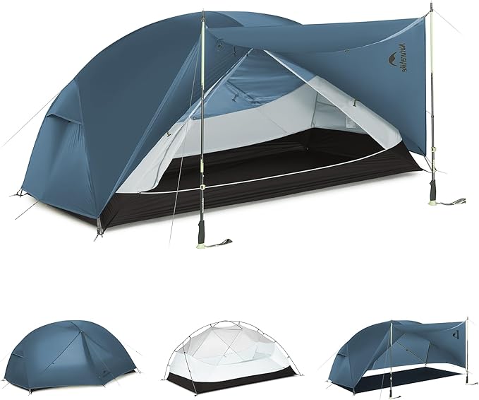 Naturehike Mongar Base 2-3 Person Camping Tent, Lightweight Waterproof Backpacking Tent with Footprint