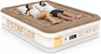 Air Mattress Queen with Built-in Pump – 18" Raised Inflatable Bed with High Speed Built-in Pump, Stable and Durable, colchón inflable, Carry Bag, Cozy Guest Air Bed for Sleepovers, Glamping, Moving