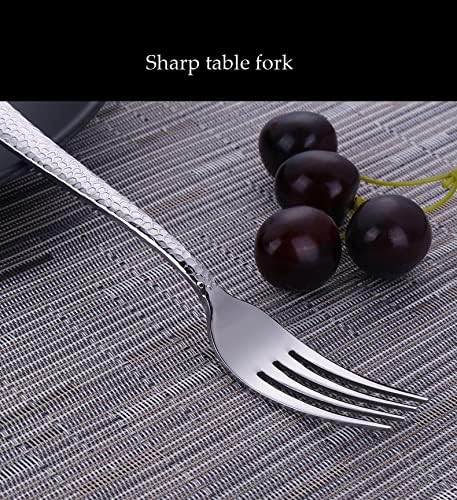 Flatware Sets 4pcs/Set Golden ?Portable Stainless Steel Cutlery Complete of Dining Tableware Kitchen Gadget Sets Dinner Forks Knives Spoon
