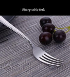 Flatware Sets 4pcs/Set Golden ?Portable Stainless Steel Cutlery Complete of Dining Tableware Kitchen Gadget Sets Dinner Forks Knives Spoon
