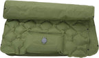 Camping Sleeping Pad Mat, Inflatable Cushion Air Mattress, Military Green, Lightweight and Portable, Puncture and Tear, TPU Material, for Outdoor Travelling Use