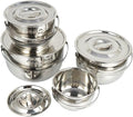 Compatible for NOBANA&CLS Outdoor Tableware Stainless Steel Set Pot Thickened Picnic Barbecue Multi-Purpose Portable Camping Hanging Soup