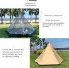 Tent 3-4 Person Family Outdoor Tent Double-Layer Breathable Rainproof Peaked Camping Tent Camping Equipment Outdoor Tent