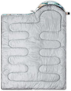 QOOMO Axolotl Cute Camping Sleeping Bags,3 Season Warm & Cool Weather,Lightweight,Waterproof Sleeping Bags for Adults & Kids,Traveling,and Outdoors