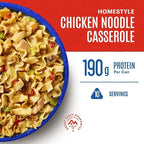 Mountain House Freeze-Dried Homestyle Chicken Noodle Casserole #10 Can – 60 Total Servings (6 Cans, 10 Servings Each) – Emergency Survival Canned Food for Camping, Hiking & Backpacking – Long-Term Storage Meal – 30-Year Taste Guarantee – Made in USA