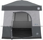 E-Z UP Camping Cube Sport, Converts 10' Angled Leg Canopy into Camping Tent