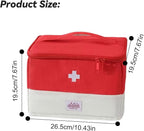 Travel Medicine Bag Organizer, Medical Bag Empty, for Home, Travel, Camping, Car, Hiking & Outdoor Emergencies, Emergency Medical Kits
