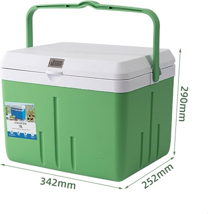 Cooler Box Ice Box 6L Personal with Handle for Freeze/Hot Food Ice Chest Small Insulated Box for Beach Camping Stall Outdoor