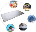 Aluminum Foil EVA Sleeping Mattress Mat Pad for Outdoor Camping Hiking Travel Picnic Silver(59.1 x 78.8inch)