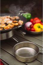 Fire-Maple Camping Griddle Plate | Nonstick Outdoor Portable Grill Pan for Stovetop | BBQ Gas Griddle Pan for Camping Stove Ridged Surfaces 31 X 31cm