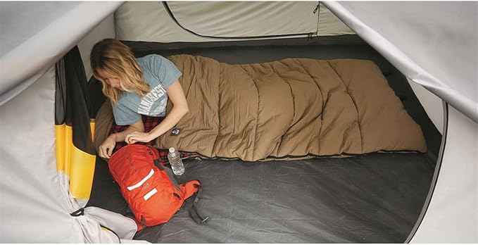 Guide Gear Sleeping Bag for Adults, Cold Weather, Winter, Hiking, Camping, Hunter, Canvas, -30 Degrees