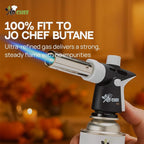 Jo Chef Butane Fuel Canister, 8 oz Butane Cylinder - Pure Refined Gas for Camping Stove or Creme Brulee Blow Torch, 56 Cans