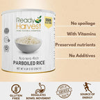 Ready Harvest Emergency Food - Parboiled White Rice | Survival Food | Pantry Staples | #10 Can | 30-Year Shelf Life | 4 lbs | Cans Filled to the Top