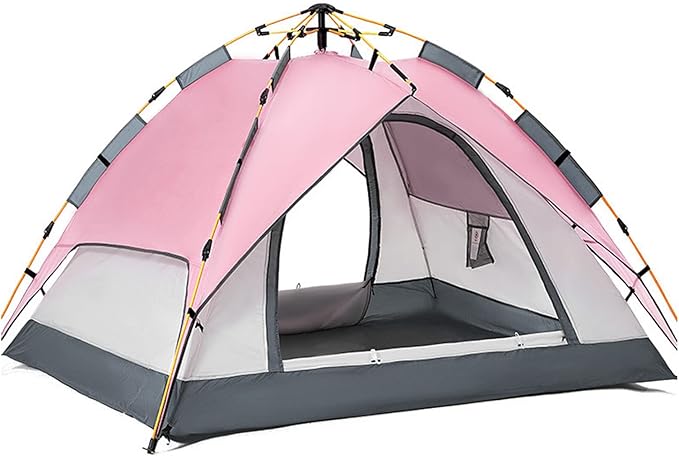 Lightweight Double Layer Camping Tent, Ventilated Design with Storage Bag for Backpacking Hiking 2 Person Portable Tent