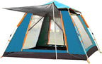Outdoor Foldable Automatic Tent, 3-4 People Beach Rainproof and Quick-Opening Tent, Thick Rainproof Tent, Foldable Outdoor Camping Tent, Portable Family Tent