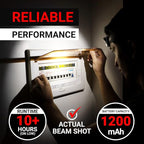 GearLight USB Rechargeable Headlamp Flashlight for Running, Camping, and Outdoor LED Headlight Camping Headlamps - Head Lamp Light for Adults, Kids, Emergency Gear - Black - 2 Pack
