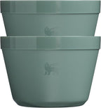 Stanley Wildfare Go Two Bowl Mess Kit | 8pc Portable Pot & Cookware Set | 1.25qt Stainless Steel Pot w/Locking Handle, Lid, 2 Bowls & Sporks