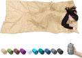 Browint Silk Sleeping Bag Liner, Silk Sleep Sack, Extra Wide 87"x43", Lightweight Travel Sheet for Hotels, More Colors for Option, Reinforced Gussets