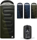 XXL Sleeping Bags for Adults Warm Weather,Camping Sleeping Bag for Kids with Compression Sack,4 Season Camping Essentials Gear for Hiking,Traveling,Outdoor,Backpacking,Climbing
