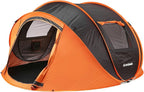 EchoSmile Instant Pop Up Camping Tent, 2/4/6 Person, Easy Setup Tent, Water Resistant Dome, Portable with Carry Bag
