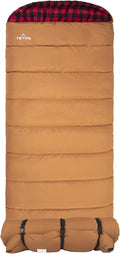 TETON Sports Deer Hunter Sleeping Bag, Warm and Comfortable Camping Sleeping Bag, Teton Tough Canvas Shell for Camping, Hunting, and Cold Weather
