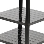 4 Burner Gas Stove Portable Outdoor Stove with Removable Storage Stand, Heavy Duty Stainless Steel Propane Gas Cooker with Wind Blocking Cover for Camping Picnic Home RV Cooking (no hose)