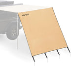 Awning Wall 8.2FT x 8.5FT Multi-Side Universal Awning Extension Waterproof Ripstop UV-Resistant for Windbreak & Sun Shade