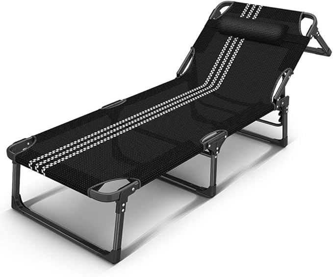 Patio Lounge Chairs Folding Camping Cot,Foldable Camping Bed Outdoor Portable Military Cot for Indoor and Outdoor User, Travel, Base Camp, Hiking, Mountaineerin,Without Mattress