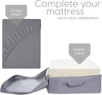Milliard Trifold Mattress, Queen Size, 4 inch, Portable Foldable Mattress Queen with Medium Firm Foam, Washable Cover, Tri-Folding Floor Bed, Fold Up Guest Bed, RV Travel, Camping, 78" x 58”